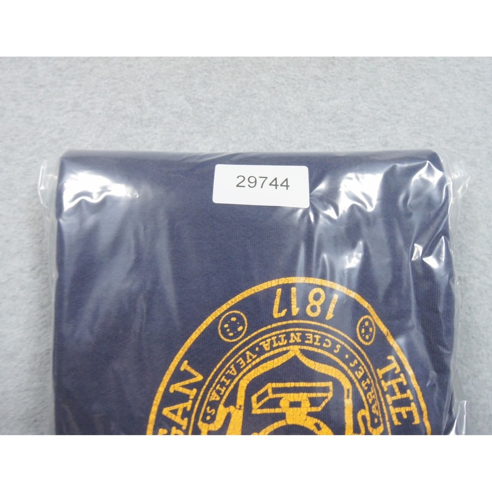 Vintage University of Michigan Sweatshirt Mens Large Blue 80s Crewneck Russell - Picture 14 of 14